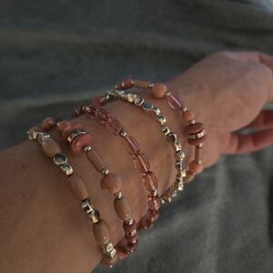 Elegant Multi-Strand Beaded Bracelet